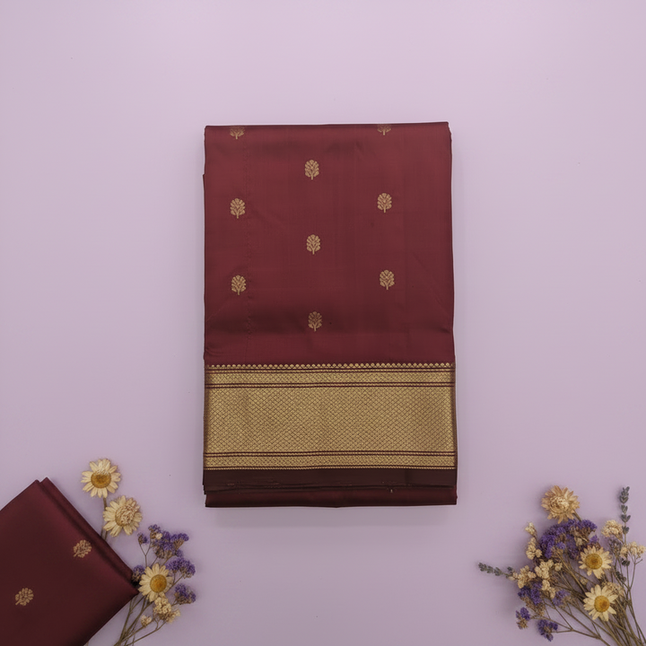 KUBERAN MAROON PAITHANI SILK SAREE