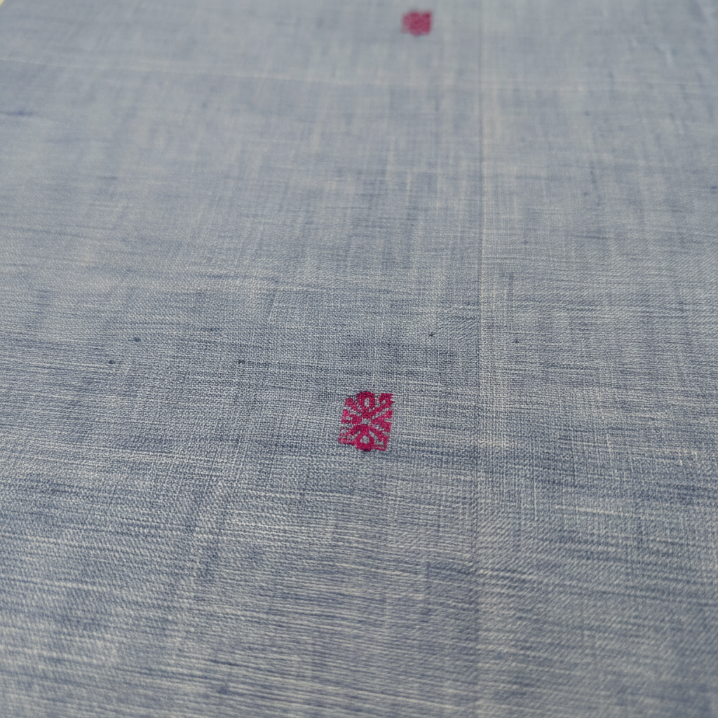KUBERAN GREY COTTON SAREE