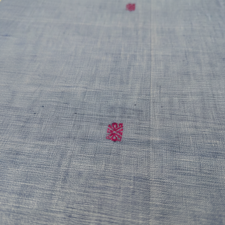 KUBERAN GREY COTTON SAREE