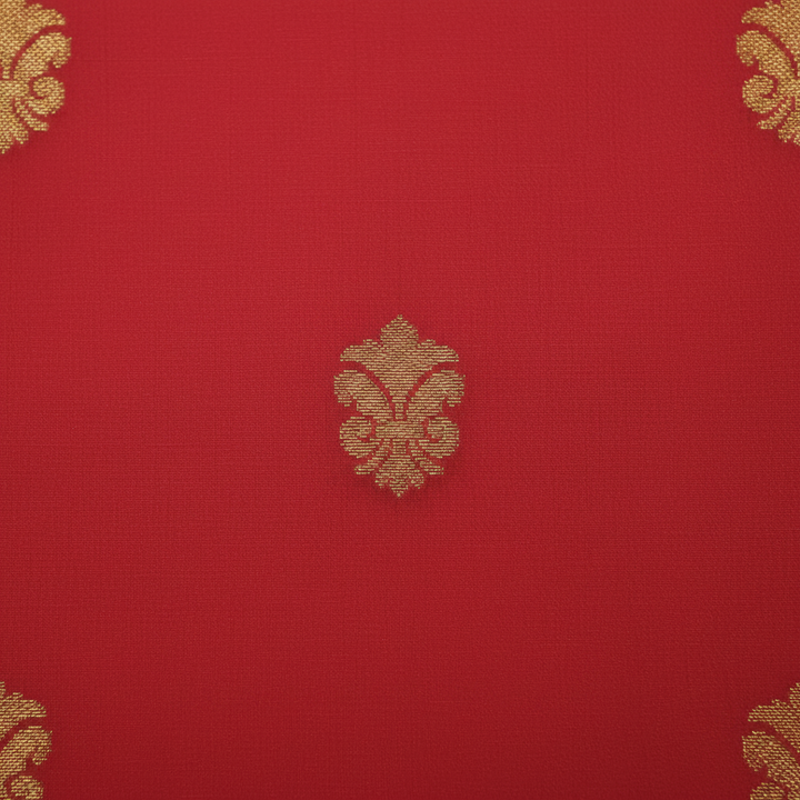 KUBERAN DARK PINK RAW SILK SAREE