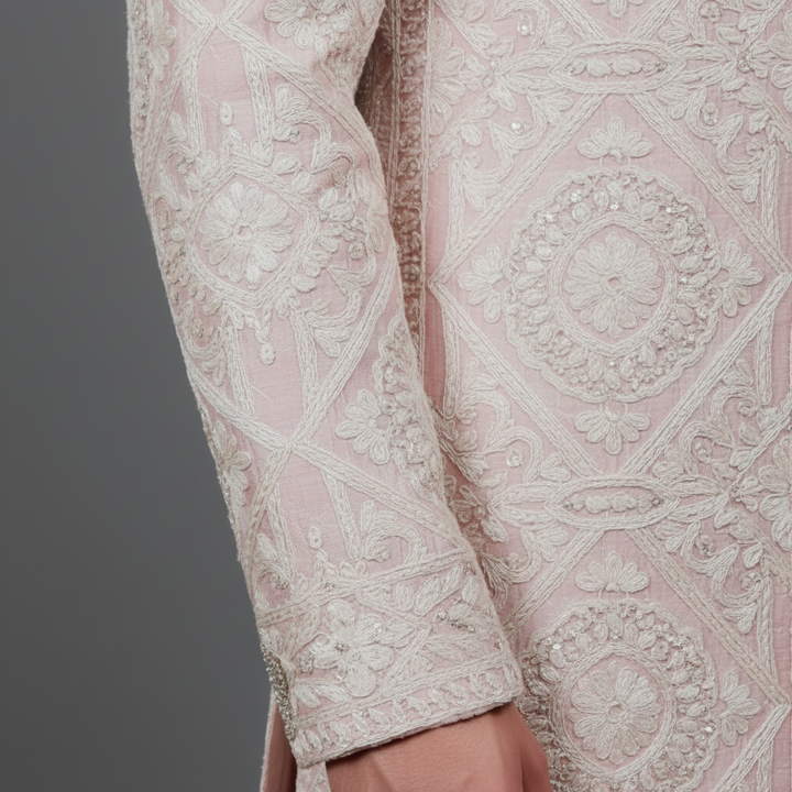 Sleeve embroidery details