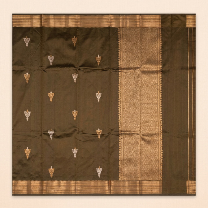 Kuberan Green Pure Banarasi Silk Saree