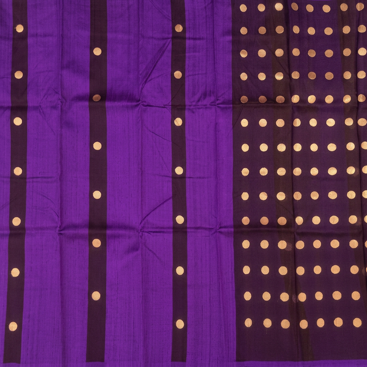 Kuberan Purple Pure Banarasi Silk Saree