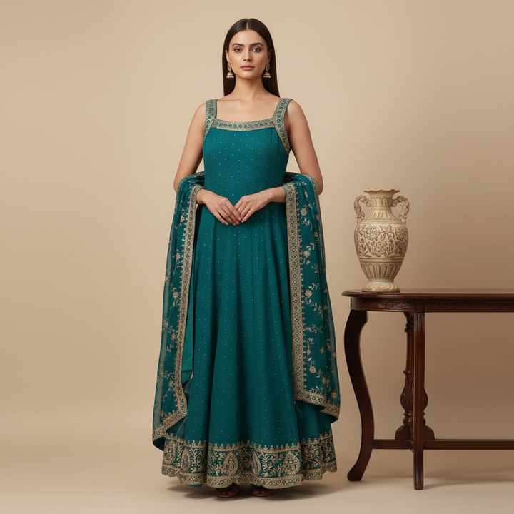 KUBERAN TEAL ANARKALI