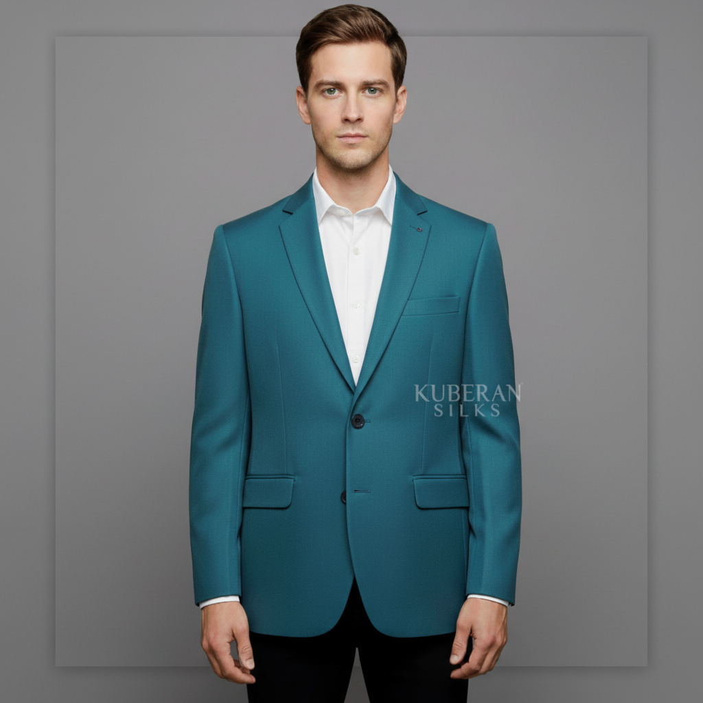Teal blazer product image 2000x2000