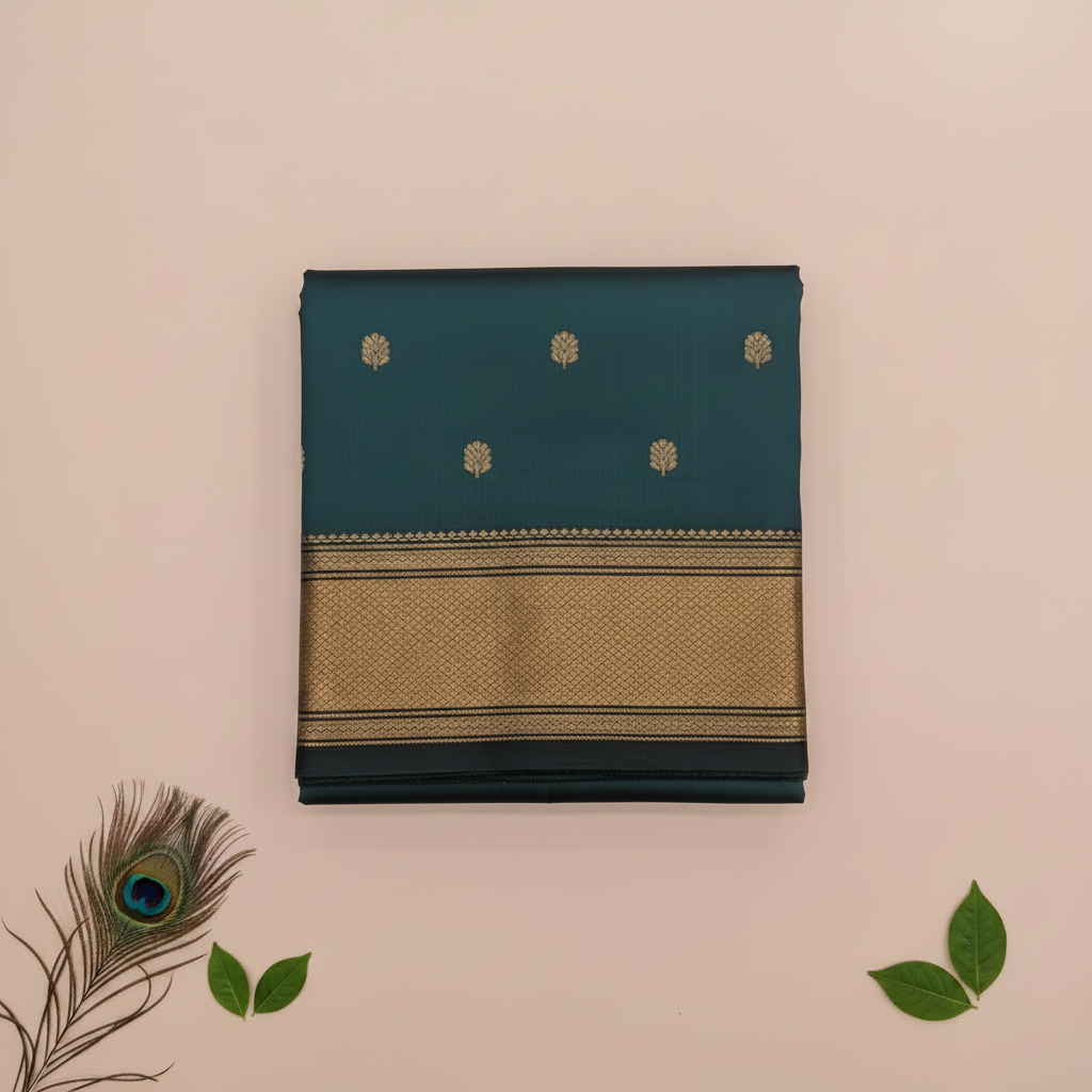 KUBERAN BLUE PAITHANI SILK SAREE