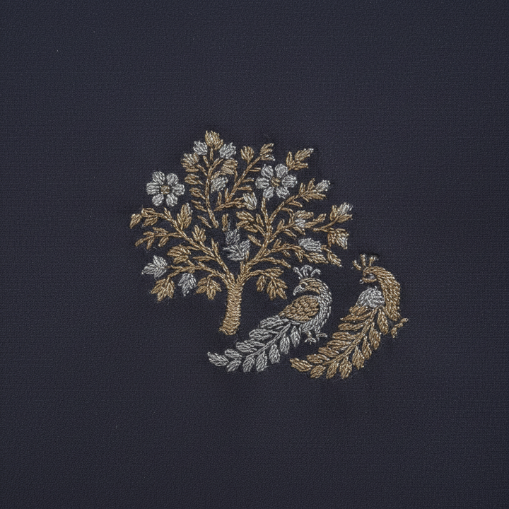 Tree Motif Embroidery