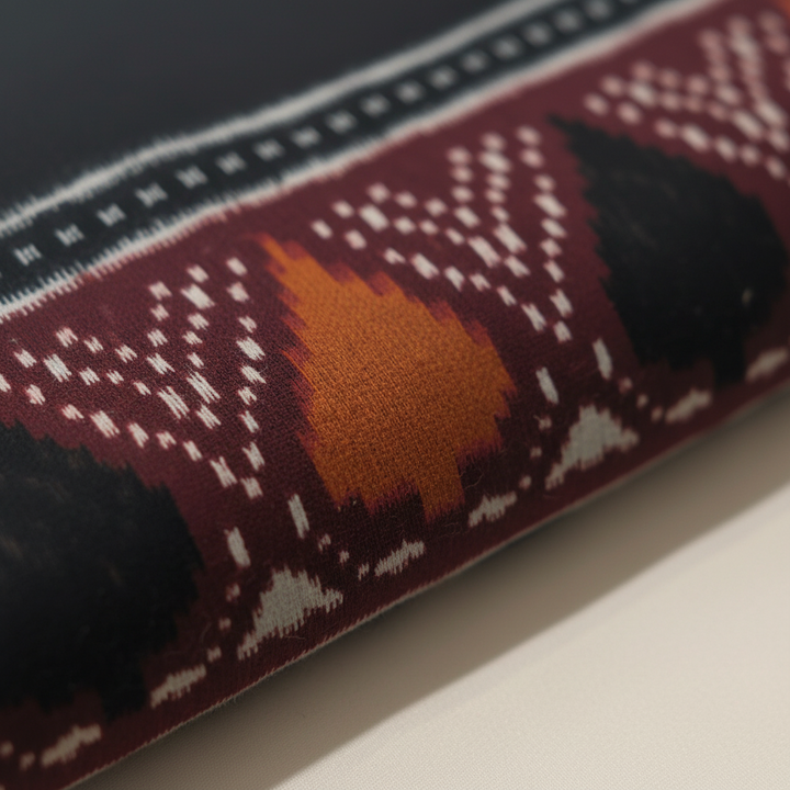 KUBERAN BLACK COTTON SAREE