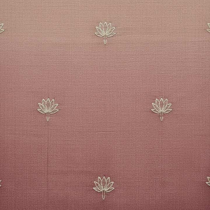 KUBERAN ONION PINK BEIGE DUAL SHADE SEMI TUSSAR SILK SAREE