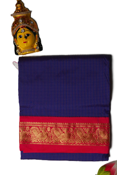 KUBERAN BLUE 9 YARD SAREE