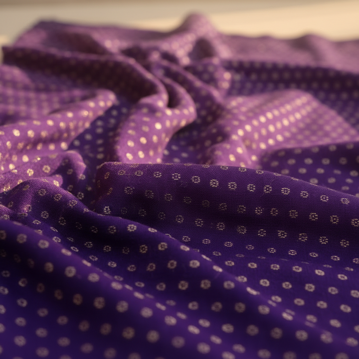Kuberan Premium Woven Butta Blouse Material pack of 20Pcs