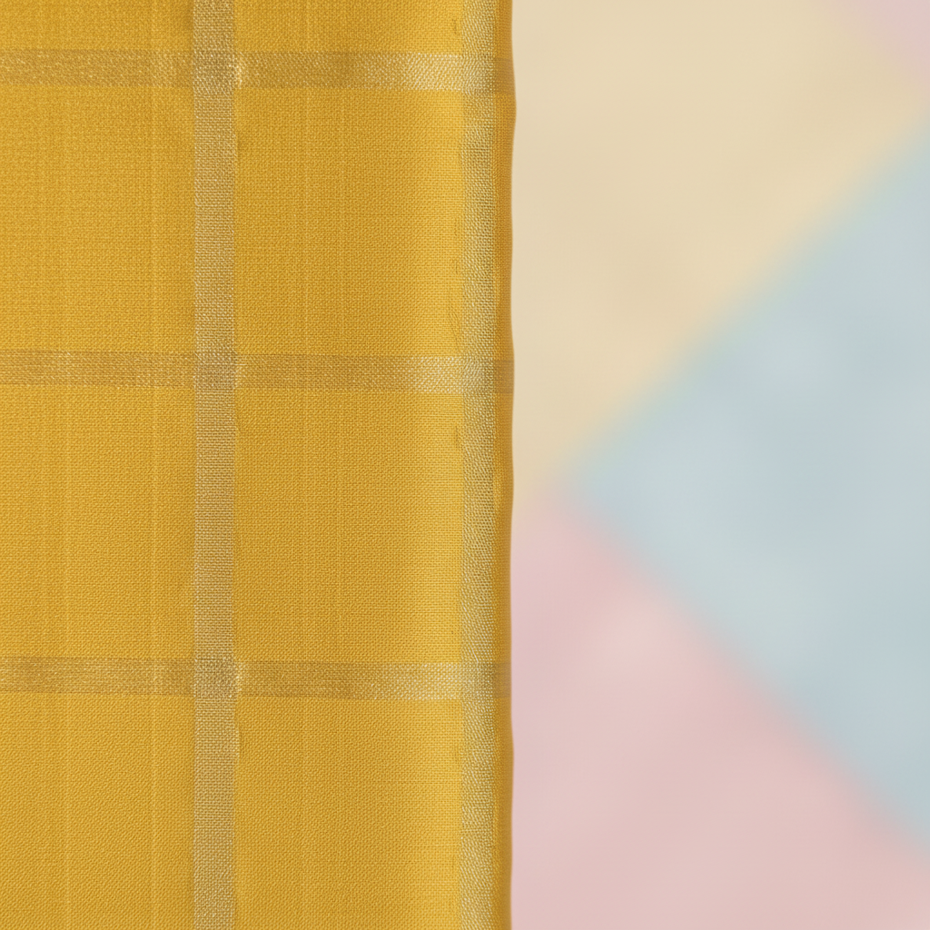 KUBERAN YELLOW POCHAMPALLY SILK SAREE