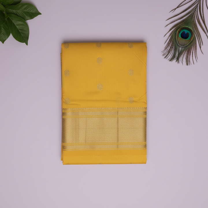 KUBERAN YELLOW PAITHANI SILK SAREE