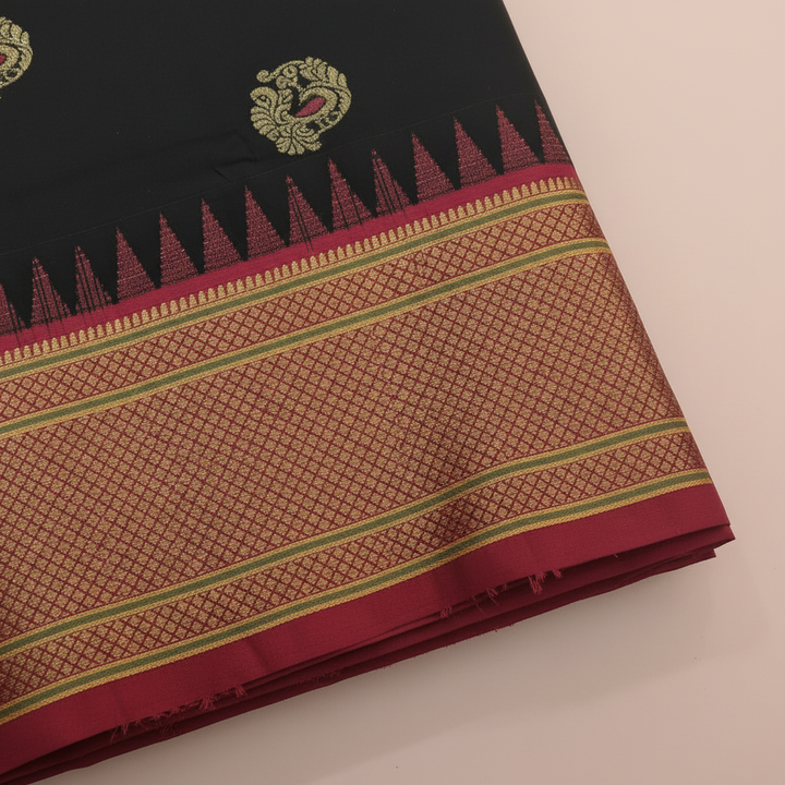 KUBERAN BLACK PAITHANI SILK SAREE