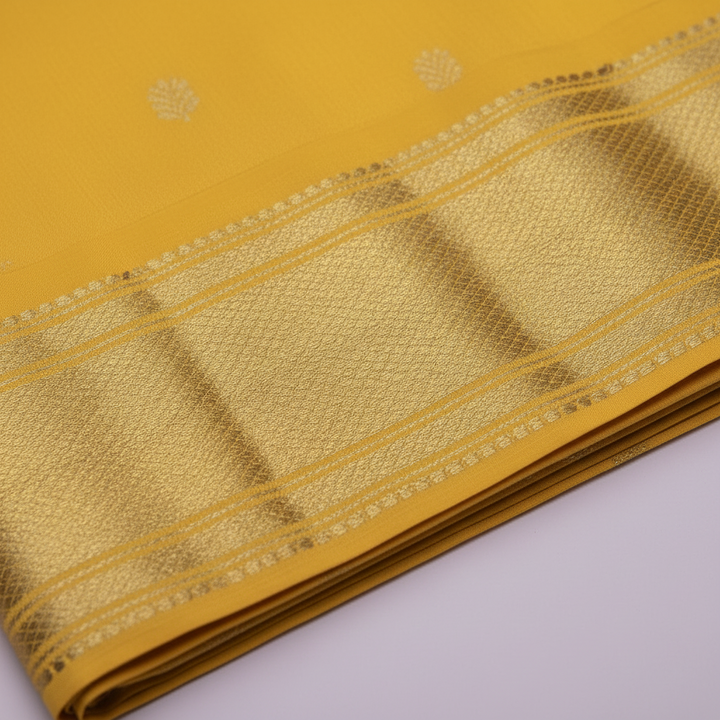 KUBERAN YELLOW PAITHANI SILK SAREE