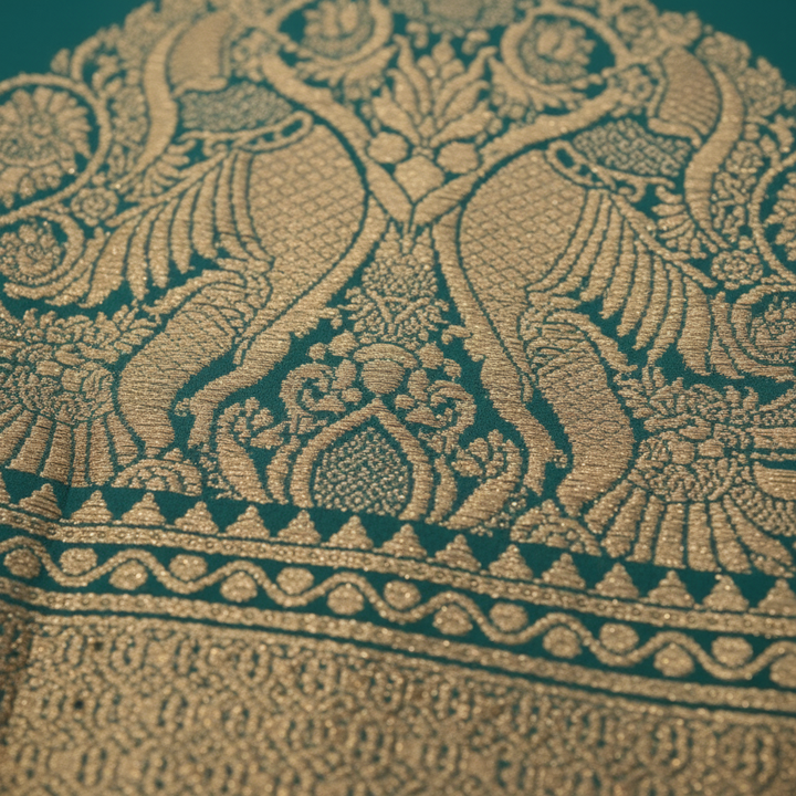 Zari work close-up