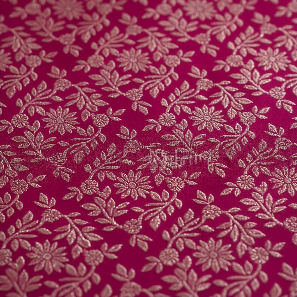 Kuberan Magenta Kanchipuram Silk Saree