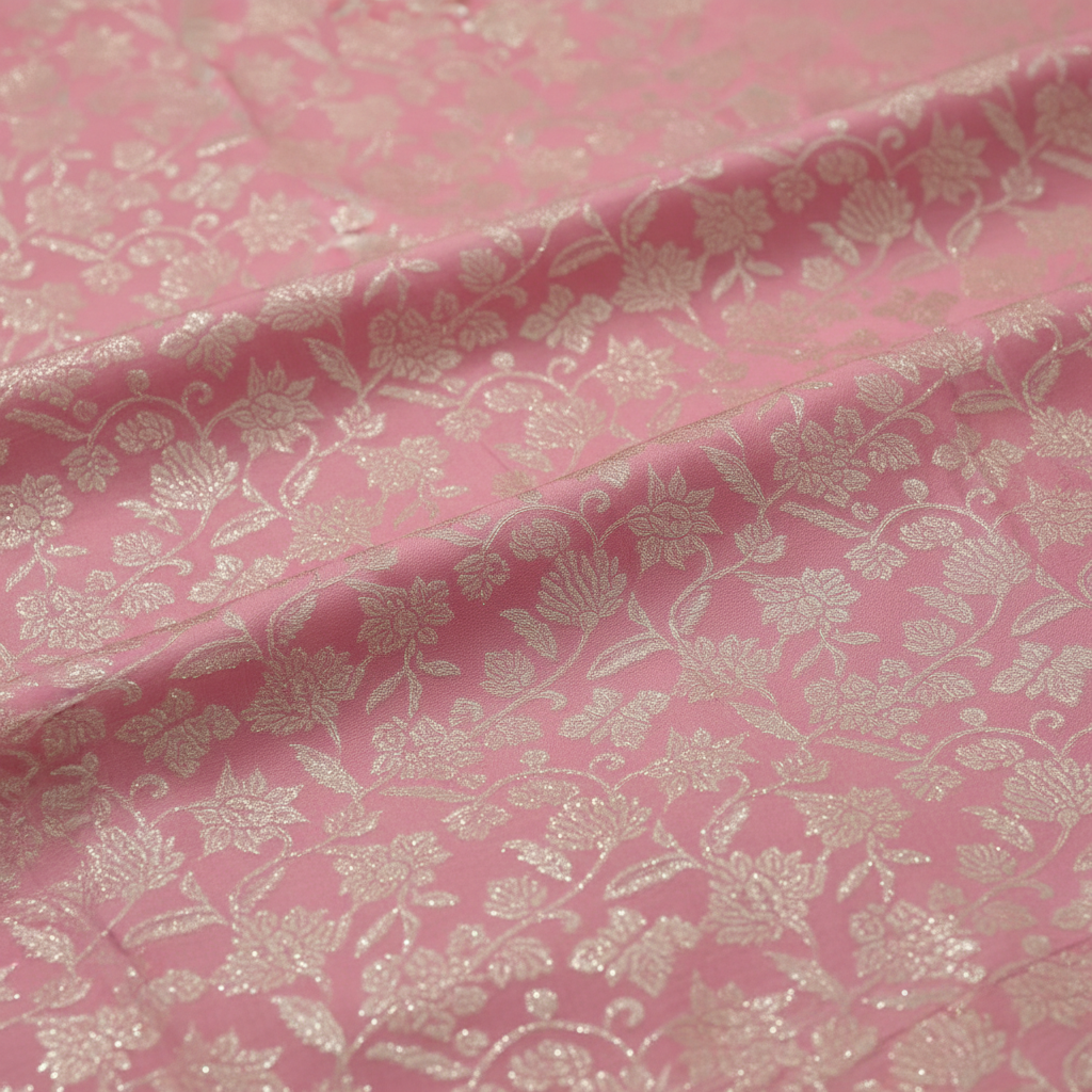 kuberan Pink Kanchipuram Silk Saree
