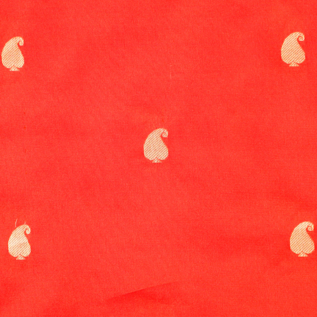 Kuberan Red Designer Fabric