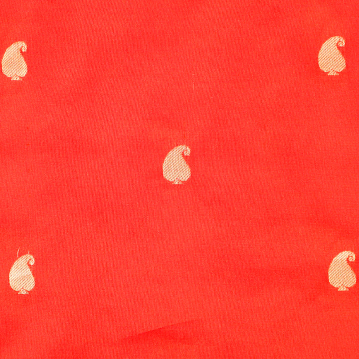 Kuberan Red Designer Fabric