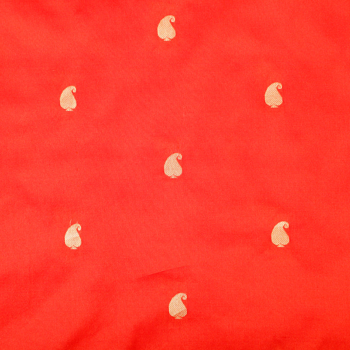 Kuberan Red Designer Fabric