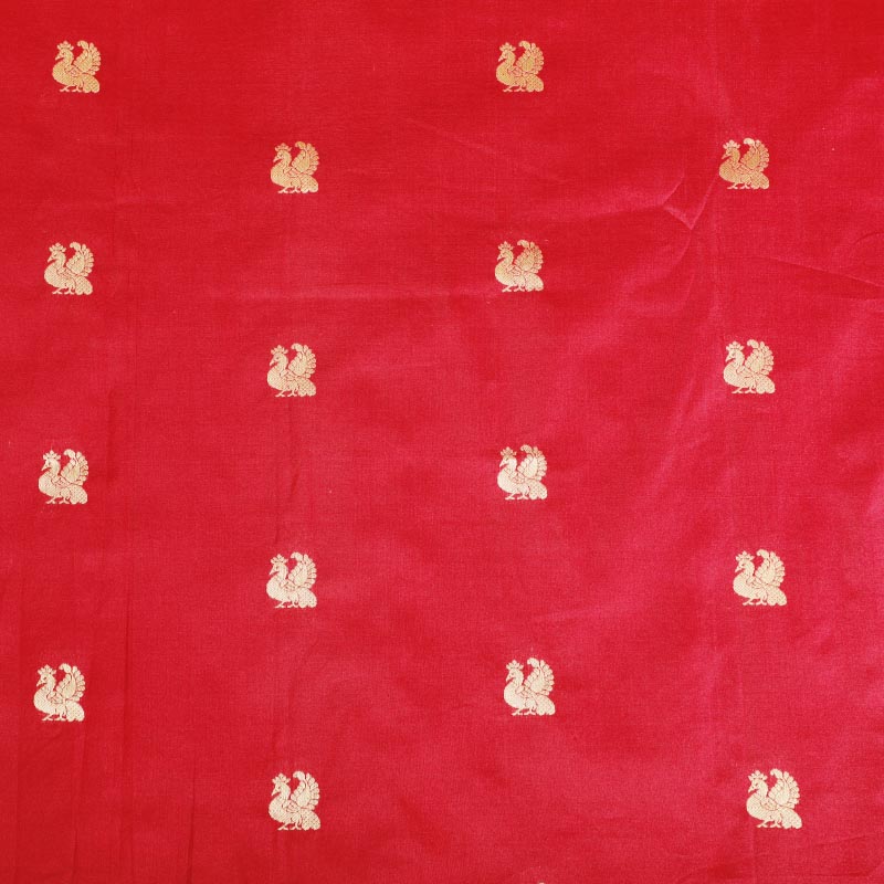 Kuberan Red Fabric