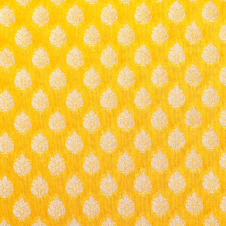 Kuberan Yellow Designer Fabric