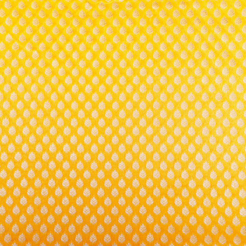 Kuberan Yellow Designer Fabric