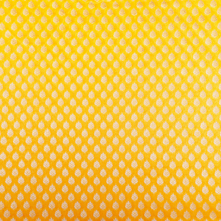 Kuberan Yellow Designer Fabric