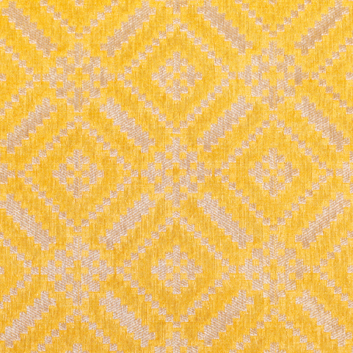 Kuberan Yellow Designer Fabric