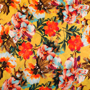 Kuberan Yellow Floral Fabric