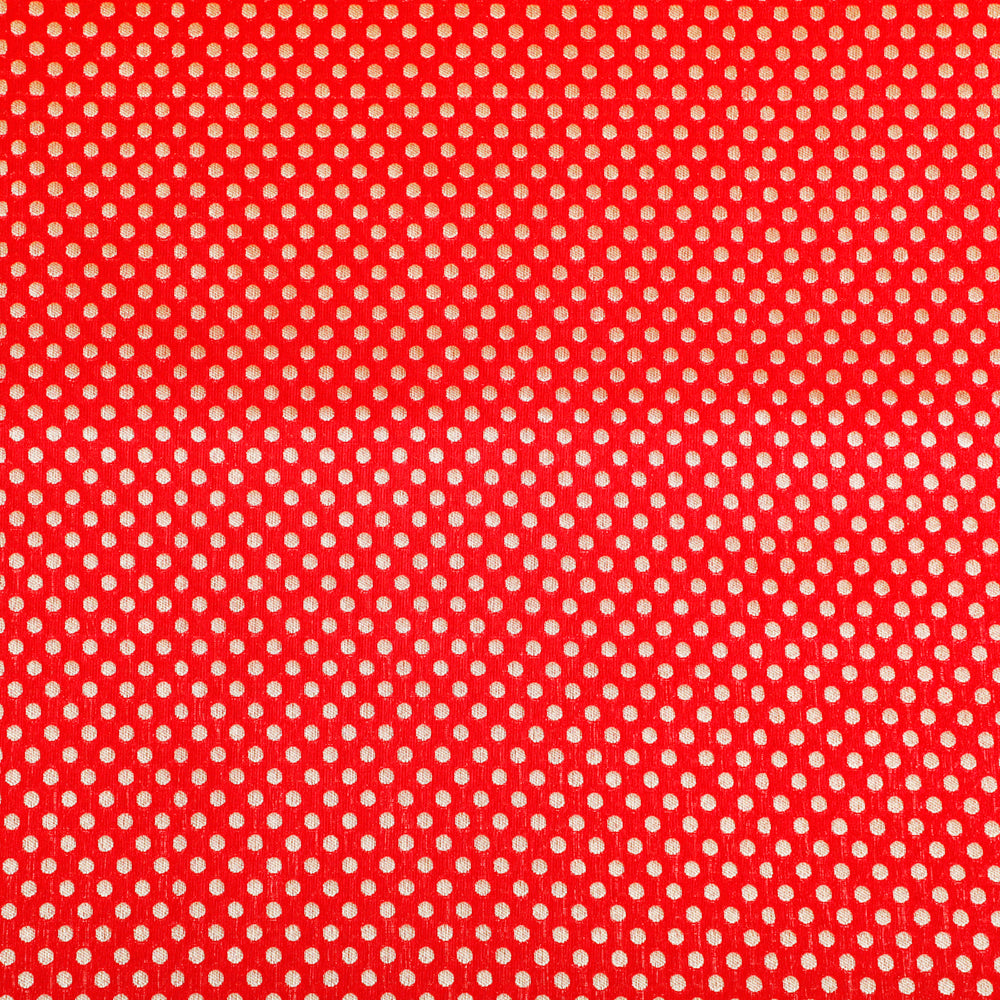 Kuberan Red Designer Fabric