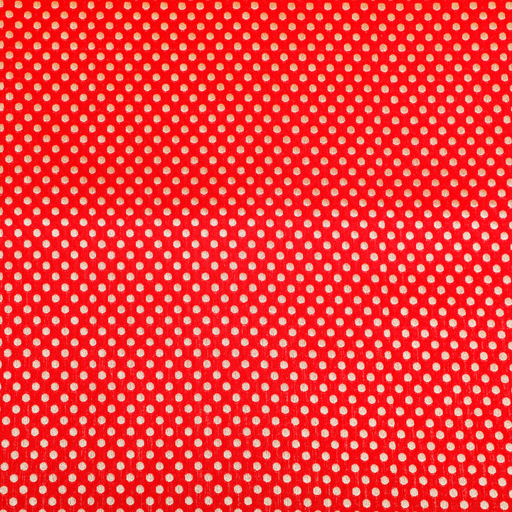 Kuberan Red Designer Fabric