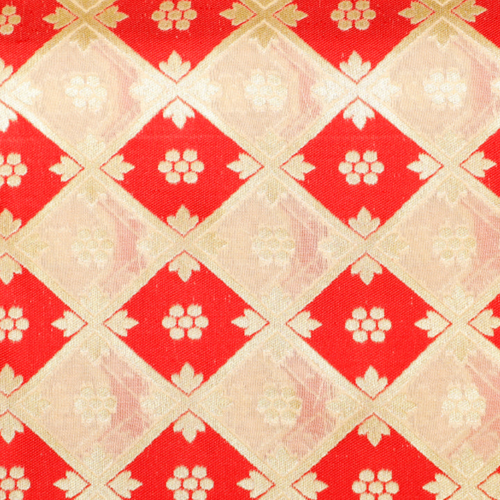 Kuberan Red Designer Fabric