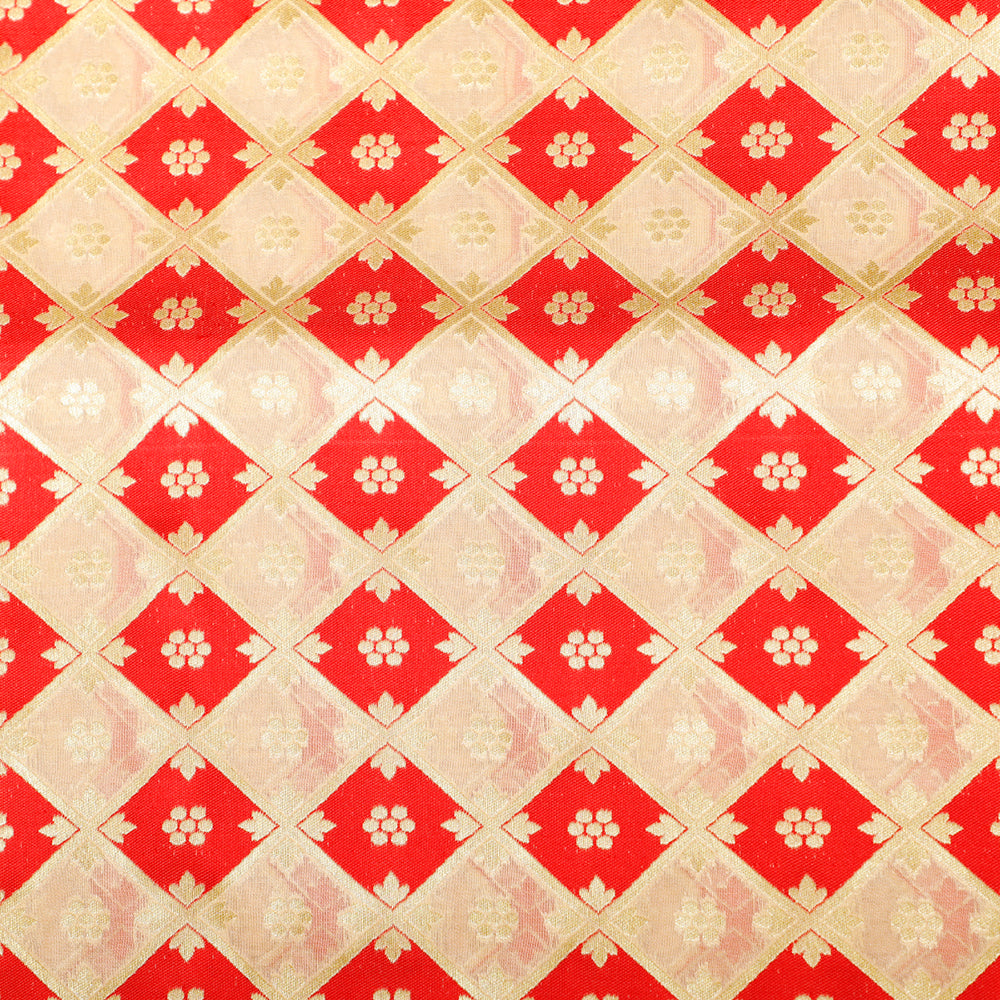 Kuberan Red Designer Fabric