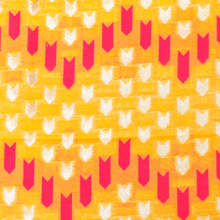 Kuberan Yellow Designer Fabric