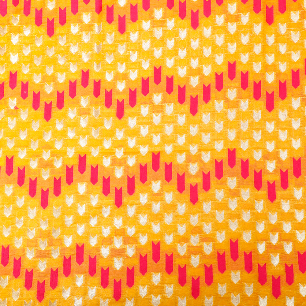 Kuberan Yellow Designer Fabric