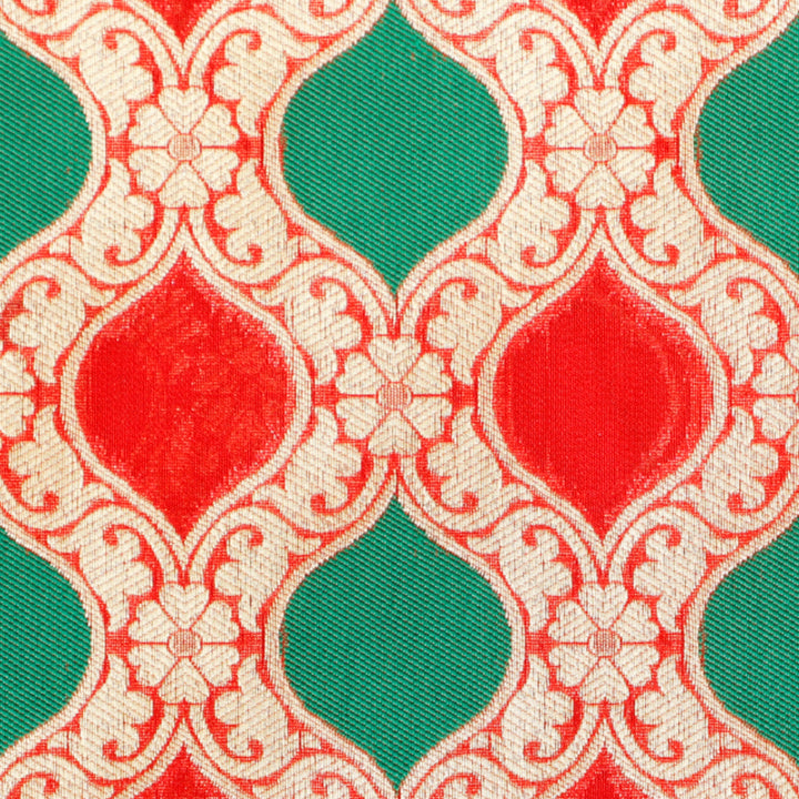 Kuberan Red Designer Fabric