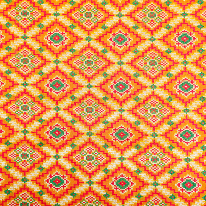 Kuberan yellow Designer Fabric