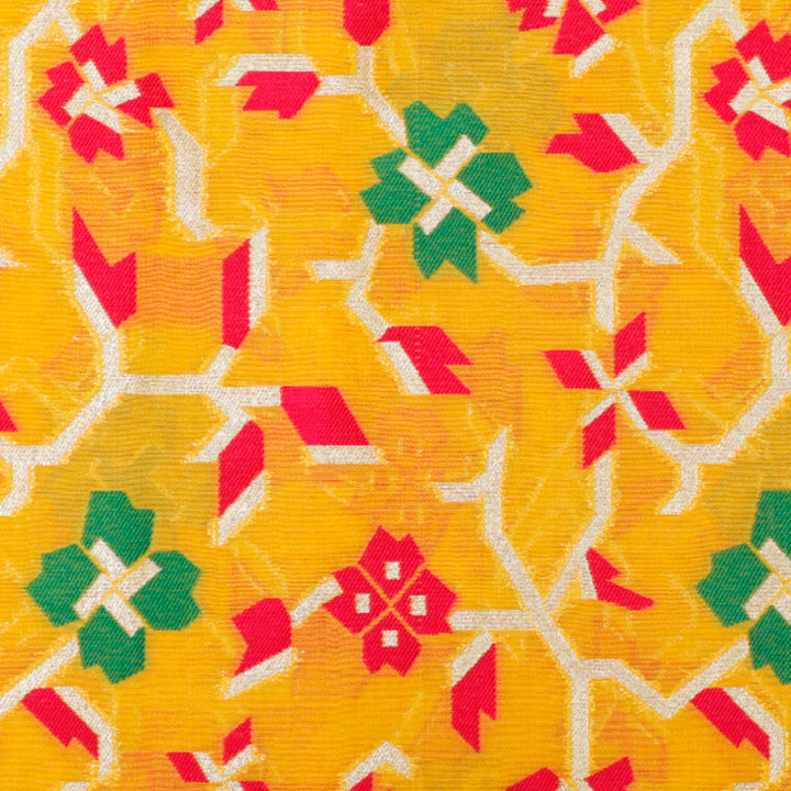 Kuberan yellow Designer Fabric