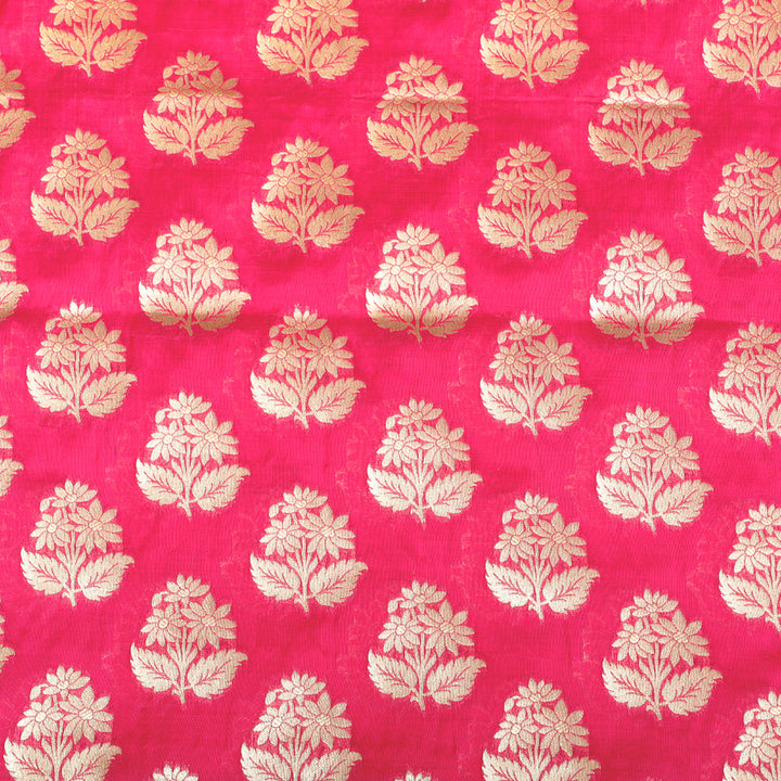 Kuberan Pink Designer Fabric