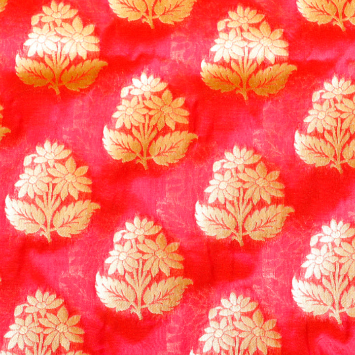 Kuberan Red Designer Fabric