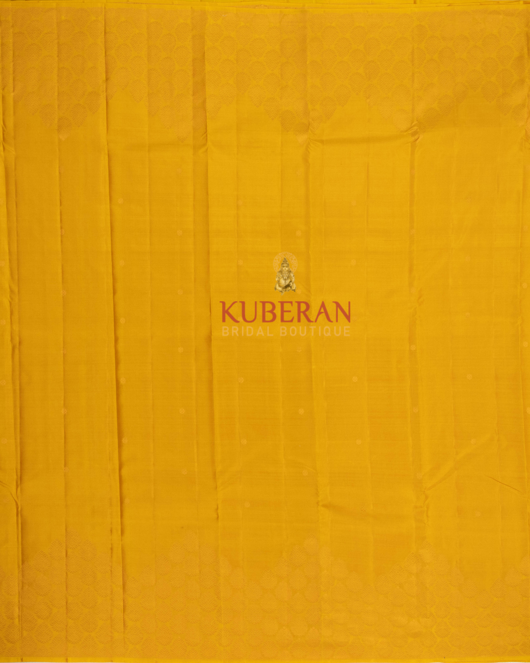 Kuberan Yellow With Sky Blue Kanchivaram Silk Saree