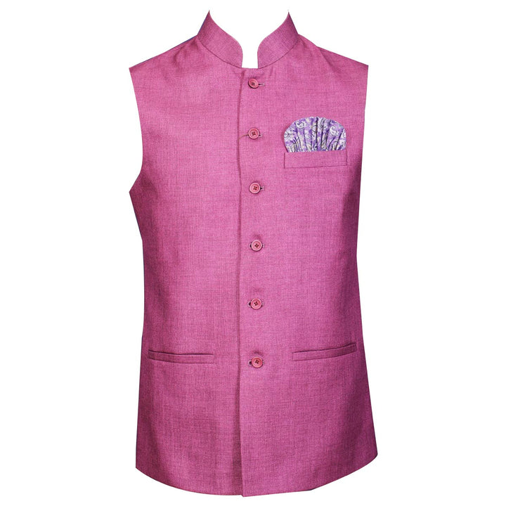Kuberan Hot Pink Waistcoat
