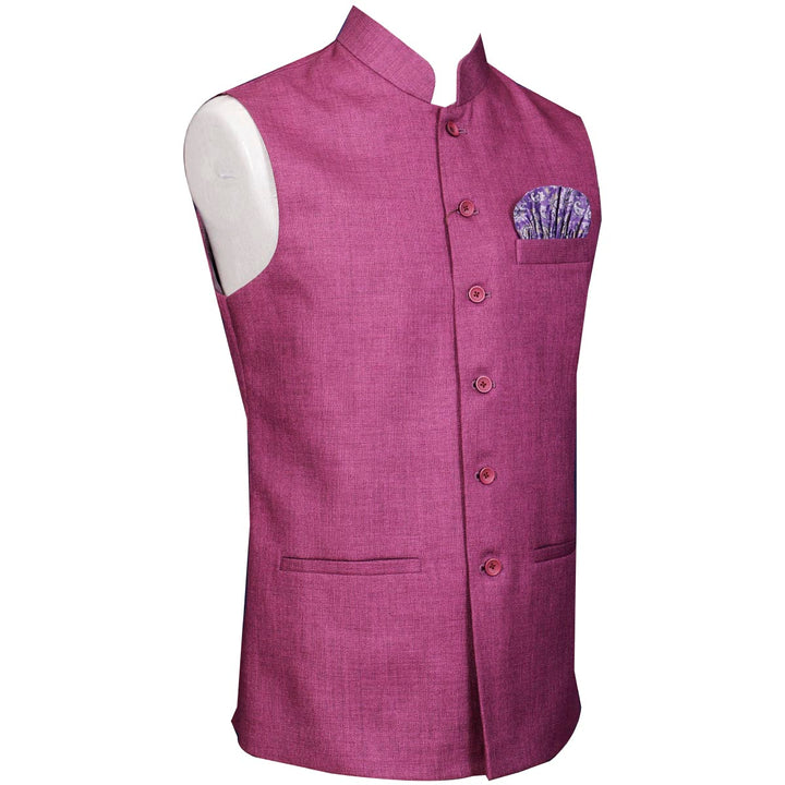 Kuberan Hot Pink Waistcoat