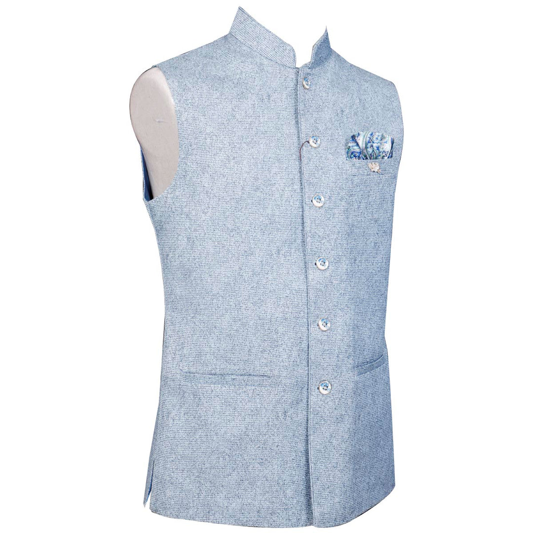 Kuberan Blue Waistcoat