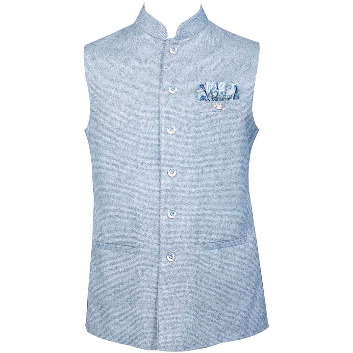 Kuberan Blue Waistcoat