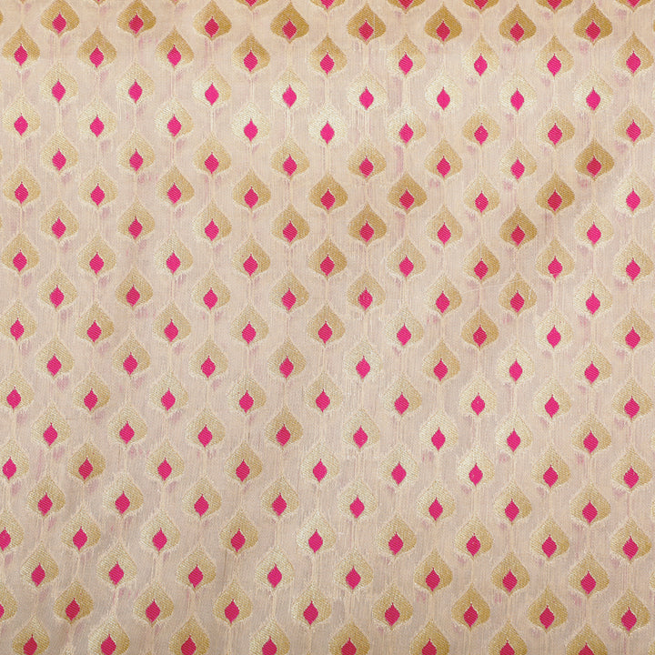 Kuberan White Designer Fabric