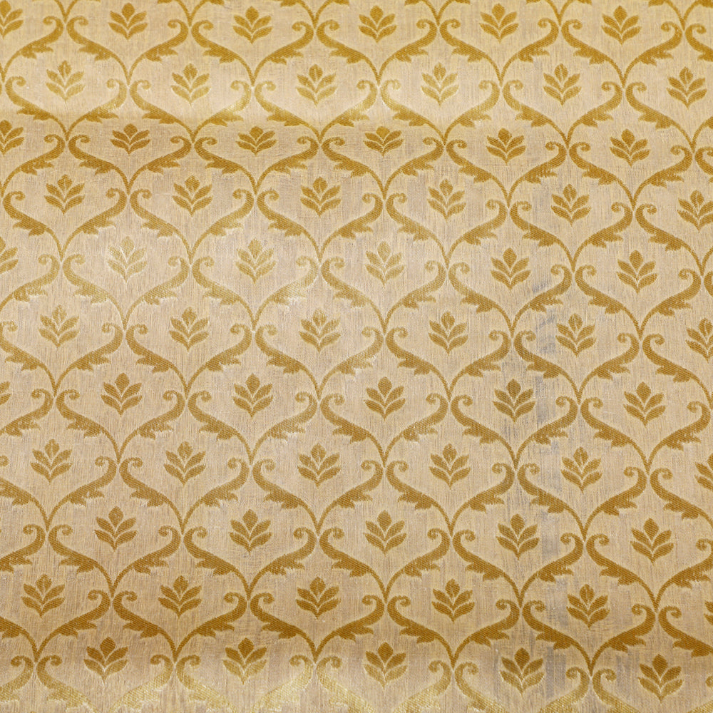 Kuberan White Designer Fabric