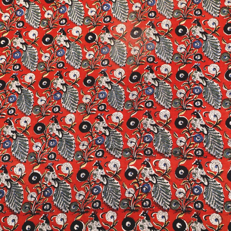 Kuberan Red Fabric